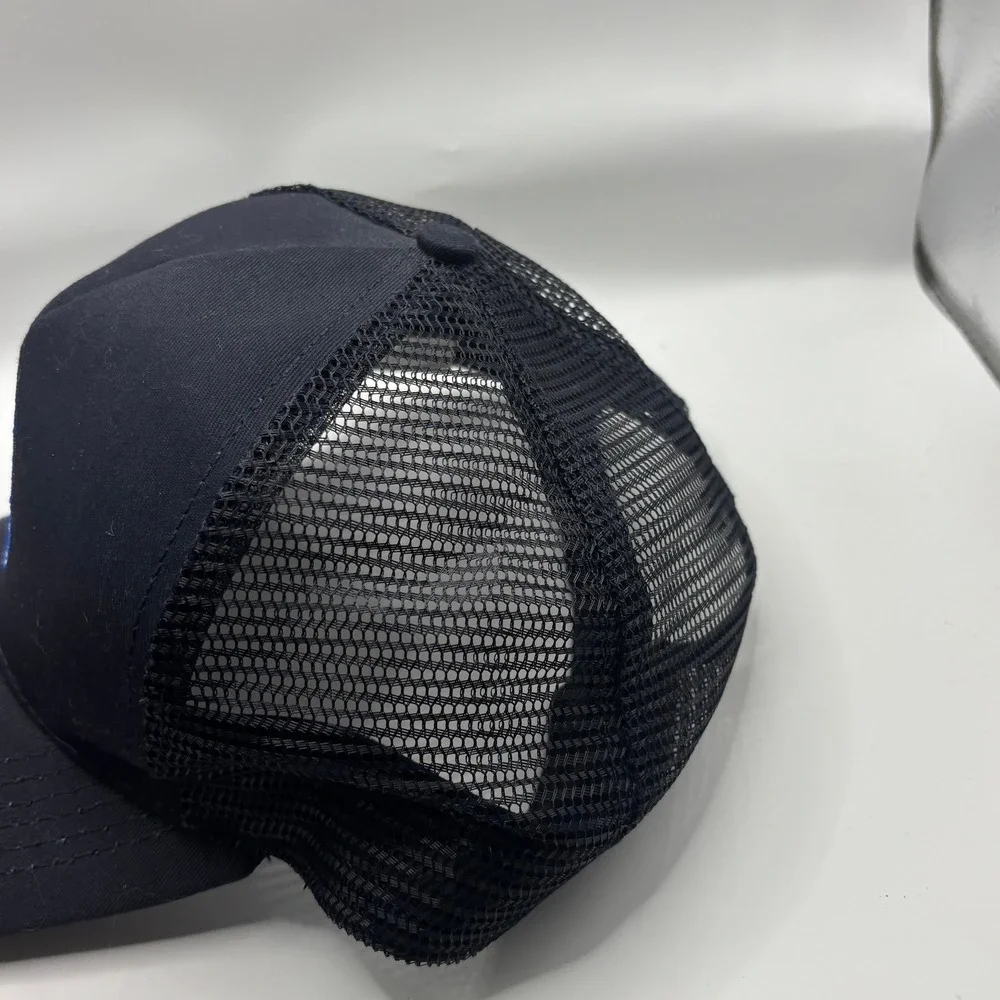 Vintage Trucker Hat US Fish & Wildlife Service Navy Blue Mesh USA National Park